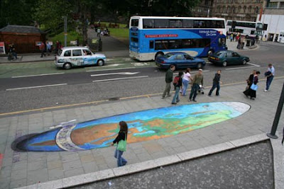 Grafitti Chalk 3D Globe Edition 2