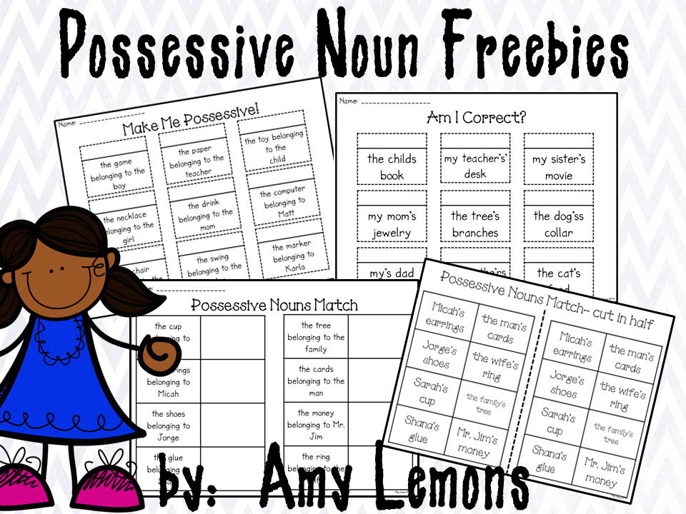 Step into 2nd Grade with Mrs. Lemons: Possessive Nouns