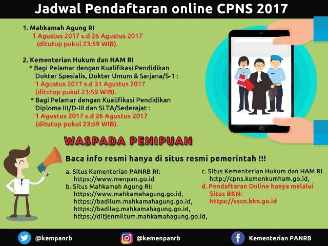 Ingat Agustus Ingat Pendaftaran CPNS, Ini Tips Lolos Seleksi Administrasi