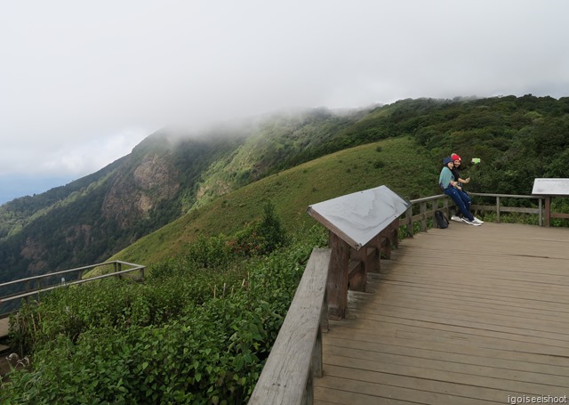 Panoramic viewpoint along the Kew Mae Pan nature trails at Doi Inthanon National Park