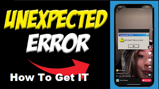 Unexpected filter error tiktok, Here's how to get it