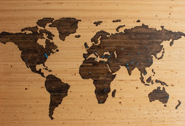 Pin Map of the World