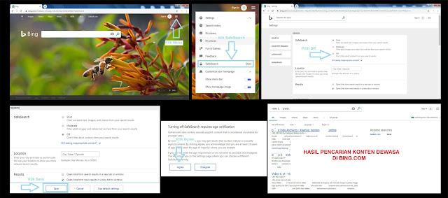 cara membuka situs internet positif dewasa bing.com