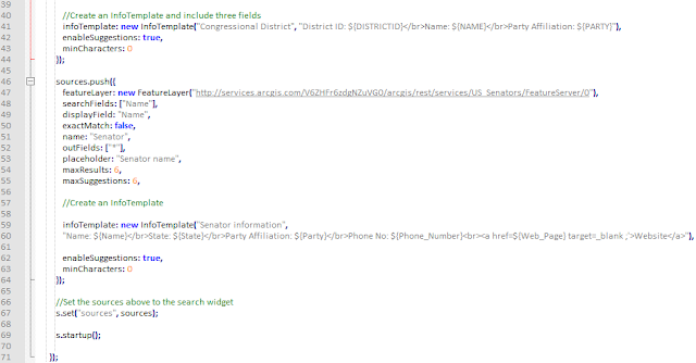 Fig 6.2: JavaScript for the Search App Fig 6.2: JavaScript for the Search App
