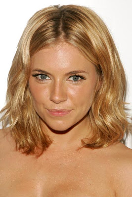  best celebrity hairstyles Sienna Miller short wavy hairstyle 