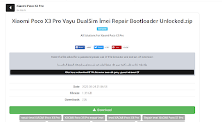 Xiaomi Poco X3 Pro Vayu DualSim İmei Repair Bootloader Unlocked Without Password