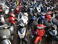Parking lot in Hanoi