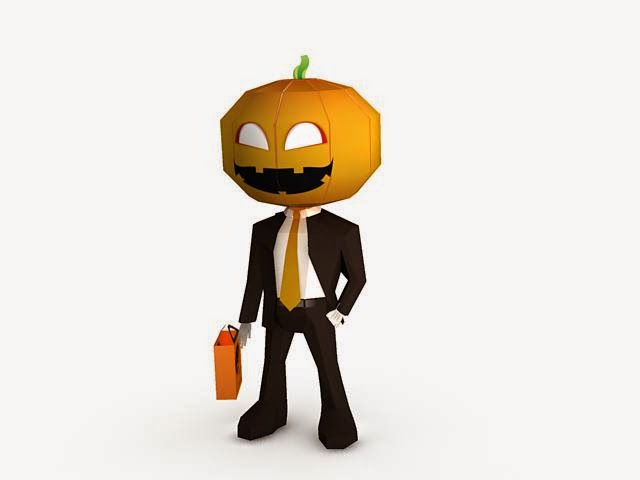 Mr Jack O Lantern Papercraft