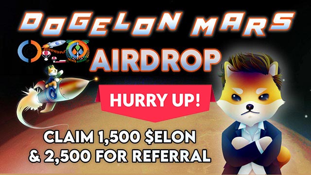 Dogelon Mars Airdrop of 20000 $ELON Token Free