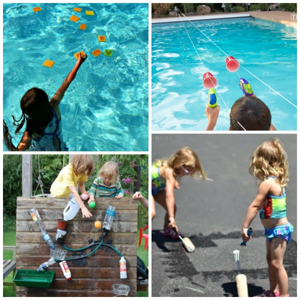 Beat the heat with this collection of water games & activities for kids! #watergamesforkids #watergames #wateractivitiesforkids #summeractivitiesforkids 