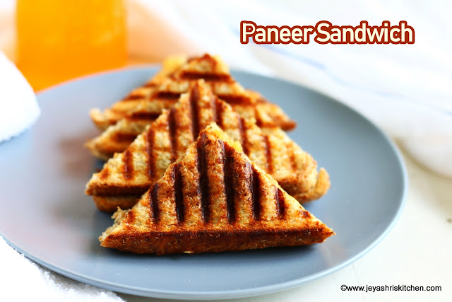 Paneer sandwich