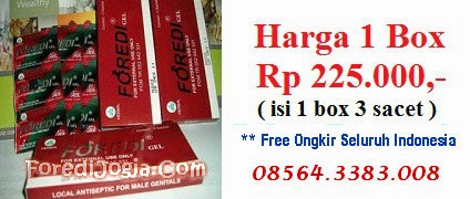 harga jual foredi gel jogja