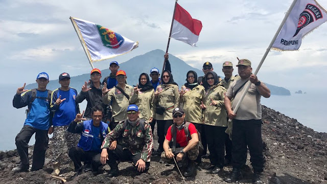 Kadis Sosial Sumarju Saeni Lepas Ekspedisi Tagana untuk Gunung Anak Krakatau, 