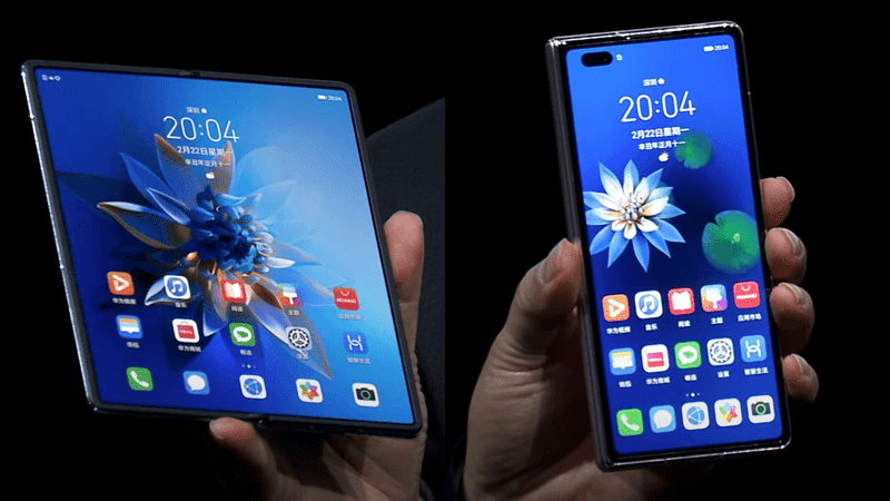 Huawei launches gapless Mate X2 foldable 5G phone with top-end specs! Upgradable to HarmonyOS!