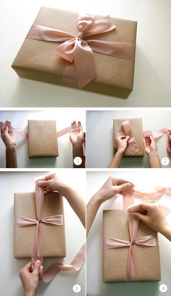 ThisisJoon Blog Pink ribbon gift wrap