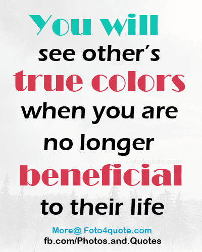 Short inspirational quotes: fake people and fake friends true colors quote