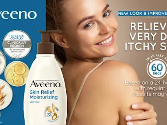 Aveeno Gives Rapid Relief from Dry and Itchy Skin