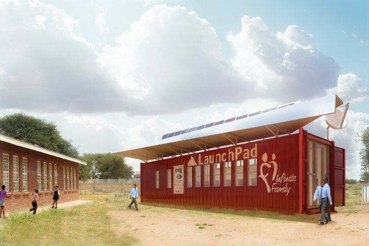 Shipping Container Homes: 40ft Shipping Container School, - LaunchPads 