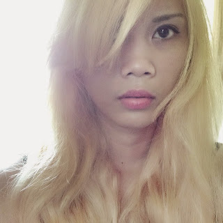 Pale blonde hair of Vannessa Pinlac