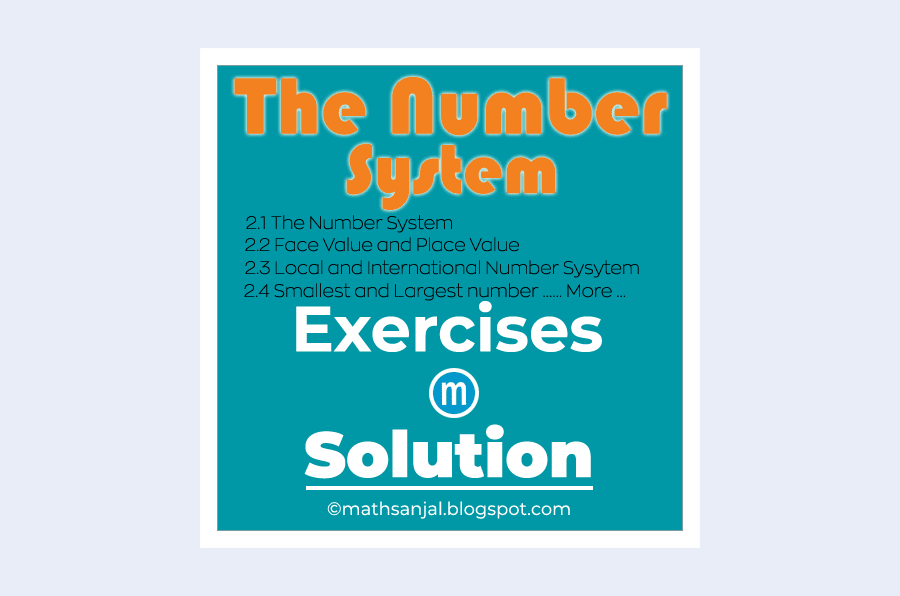 The-Number-System-Math-Chapter-2-Grade 5-Exercise-Solution