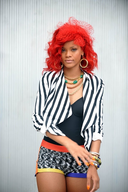 Rihanna Red Hairstyles