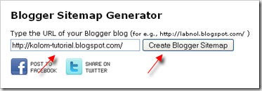 blogger sitemap generator