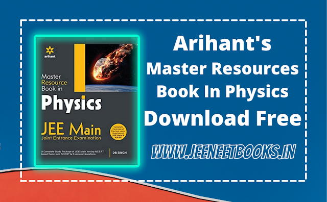 [PDF] Download Arihant Master Resource Book in Physics For JEE Main