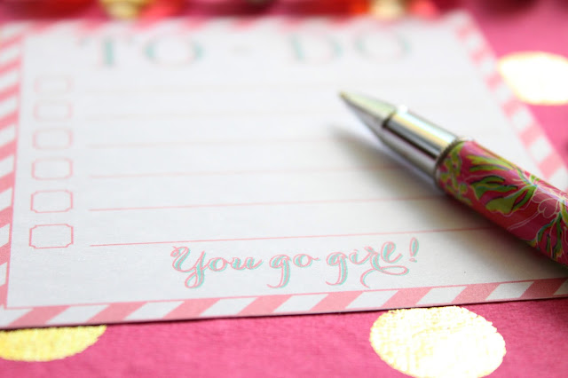 Free Printable "You Go-Girl" To-Do List