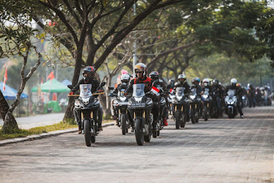 Convoy Kemerdekaan bersama Paguyuban HWBC keEntikong