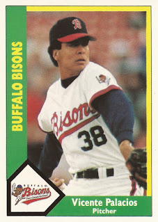 Vicente Palacios 1990 Buffalo Bisons card