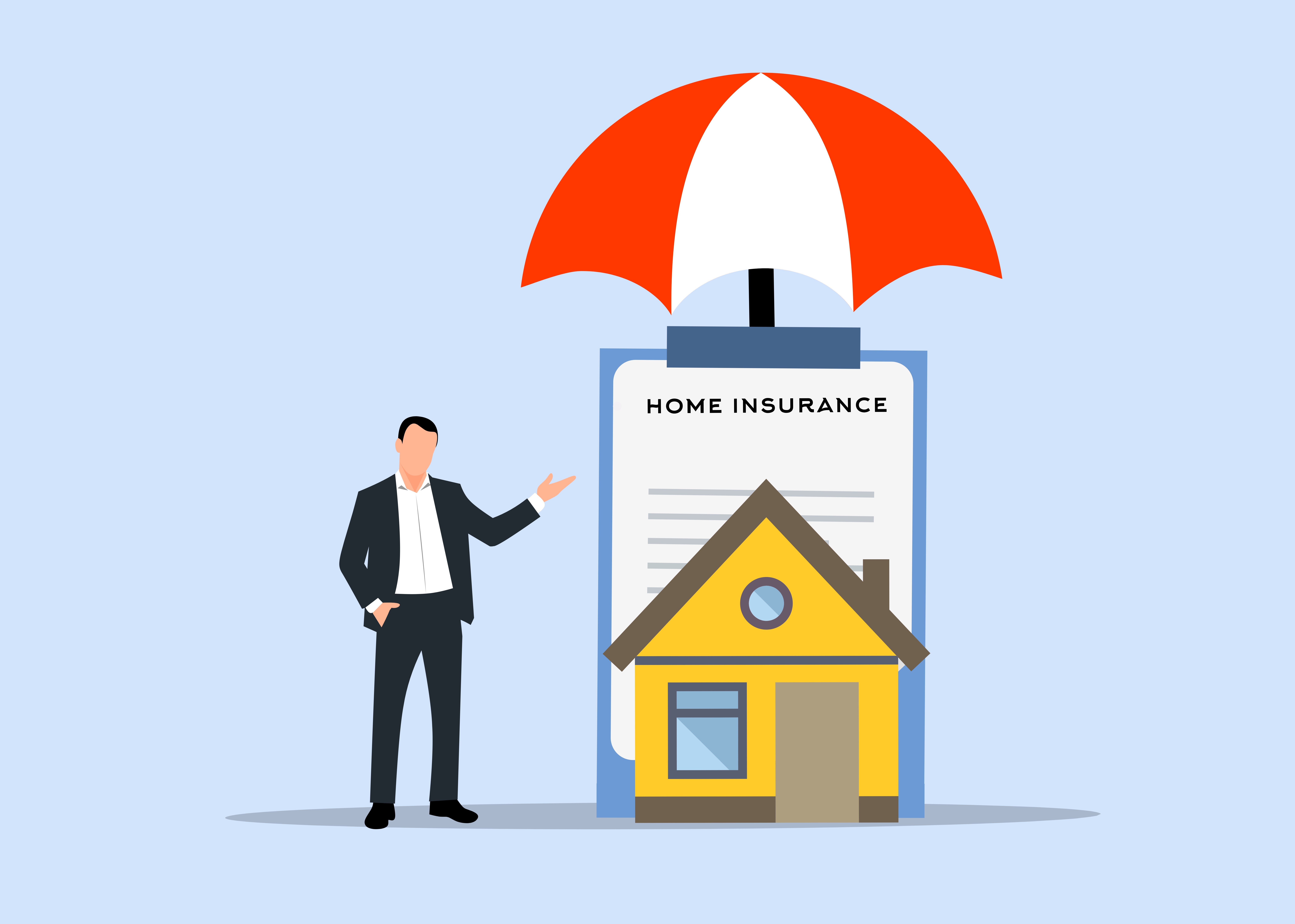 Home insurance graphic design