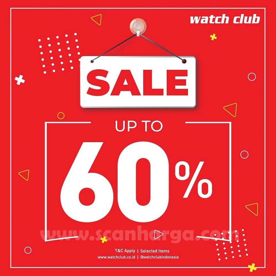 Promo Watch Club SALE up to 60% Off selected items