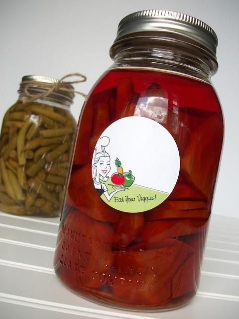 vegetable canning jar labels