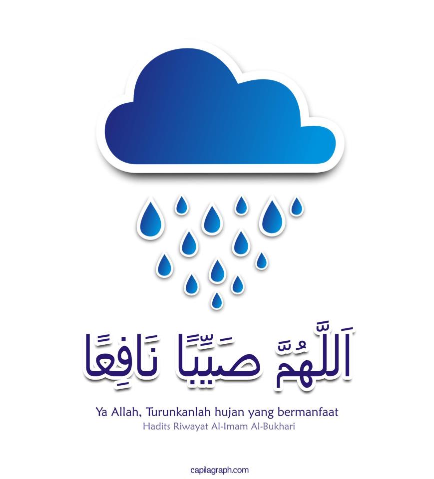  Gambar  Kartun Muslimah Hujan  Top Gambar 