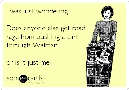 Shopping Cart Road Rage Meme