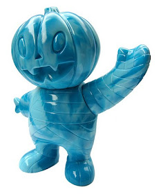 Black Friday Blue SSSSwirl Pumpkin Boy by Super7