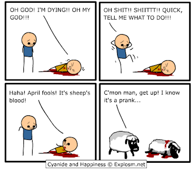 happiness and cyanide. Cyanide And Happiness.