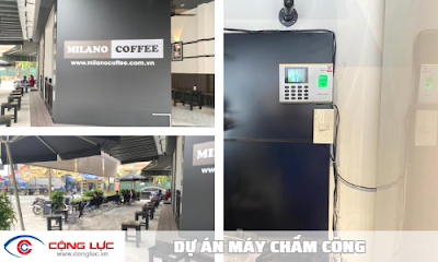 Giải pháp lắp đặt máy chấm công cho MILANO COFFEE số 10 Đông Khê Hải Phòng