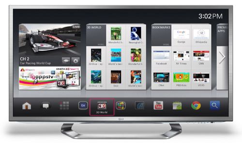 LG presentara 3D google TV en la CES 2012