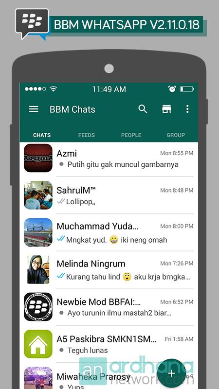 Update Kumpulan BBM Mod WhatsApp Apk v3.2.0.6 Clone 