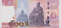 Billet de 500 Baht Thailandais (THB)