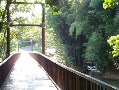 Ponte sobre o Rio Jacaré-Pepira, no perímetro urbano de Brotas.