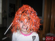 crazy streamer hair