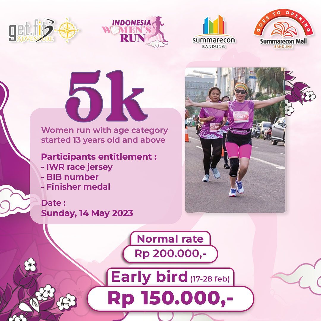 5K 👟 Indonesia Women's Run - Bandung 2023