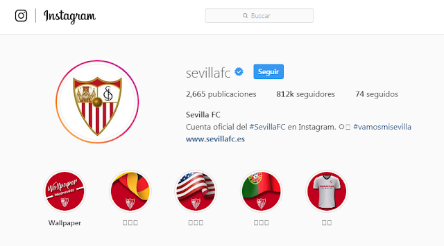 Instagram Sevilla FC