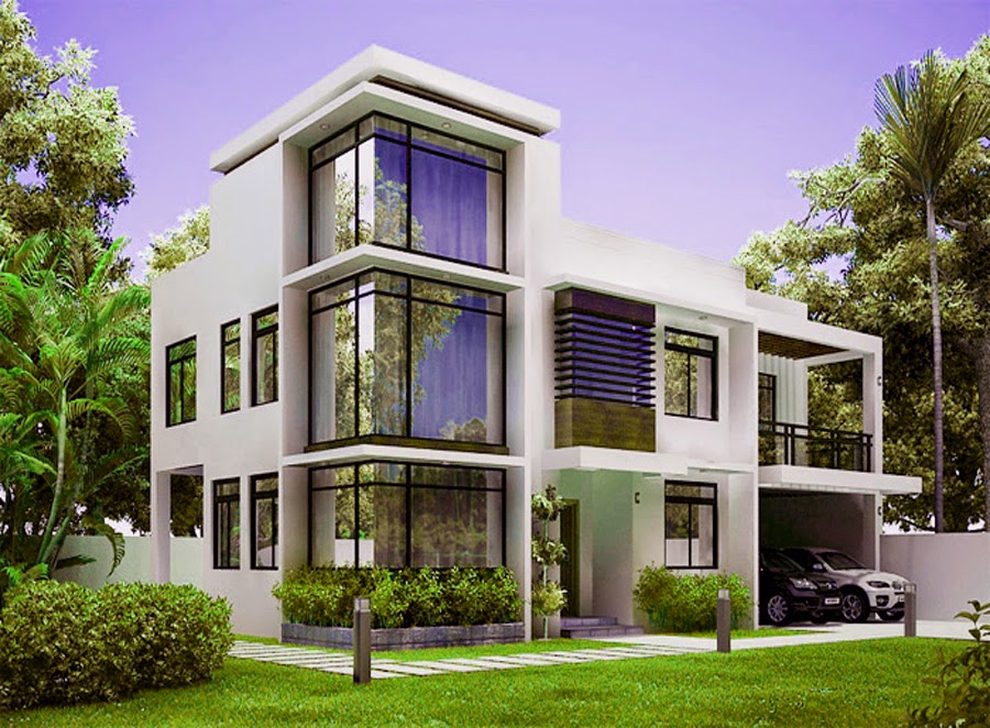  Desain  Rumah Minimalis Modern  2  Lantai  Terbaru Rumah 