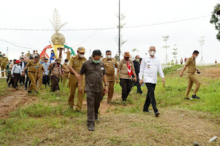 Wagub MY Tinjau Kawasan Perkemahan Pramuka Gandus