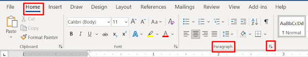 Text Alignment in MS Word-center-1