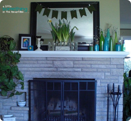 Spring Mantel Full View