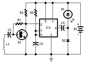 Cell phone Caling Detector Circuit Diagram